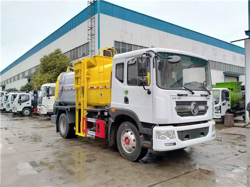 國六東風D9餐廚垃圾車，10方國六餐廚垃圾車