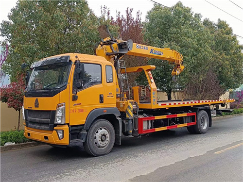 國六重汽豪沃G5X56帶吊清障車圖片參數介紹