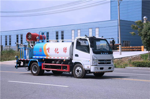國六黃牌凱馬6方灑水車公告有灑水、抑塵兩款外形圖片可選，免征齊全