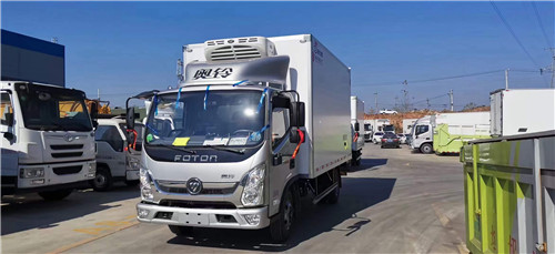 國(guó)六奧鈴速運(yùn)冷藏車，18方國(guó)六冷藏車，康明斯130馬力冷藏車