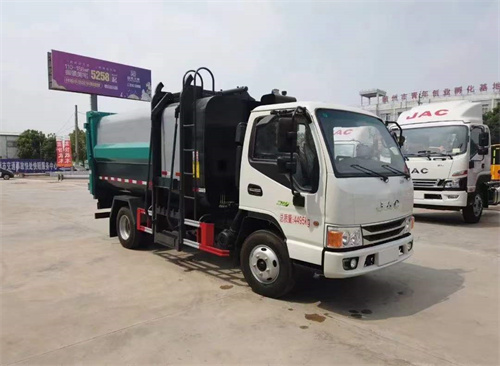 國六江淮7.5方側(cè)掛桶垃圾車 合格證已出五一之前公告，現(xiàn)車7臺