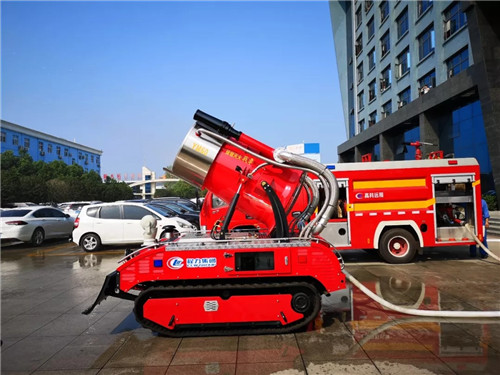 智能制造：程力RXR-YM60000D 履帶式排煙滅火戰車智能機器人量產投放市場