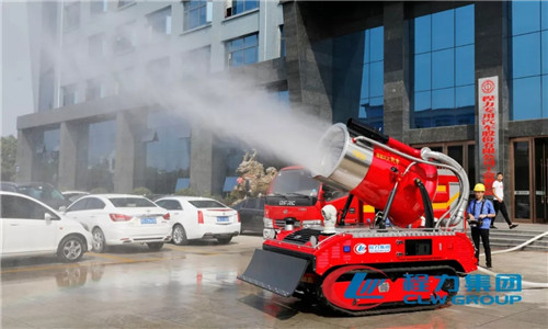 智能制造：程力RXR-YM60000D 履帶式排煙滅火戰車智能機器人量產投放市場