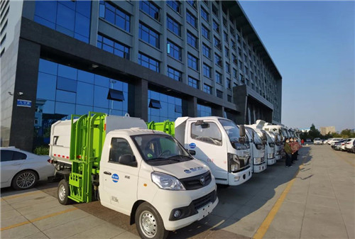 進入4月中旬，程力環衛一廠批量發車絡繹不絕。