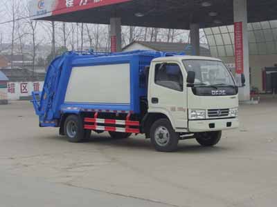國(guó)五東風(fēng)壓縮式垃圾車(chē) 
