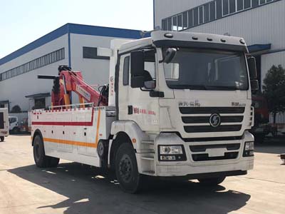 國(guó)五陜汽德龍一拖一清障車