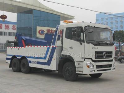 東風天龍后雙橋清障車